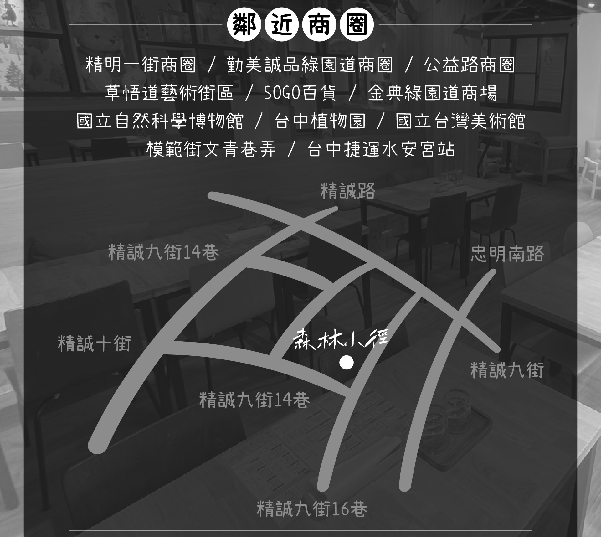 森林小徑餐廳 精誠店 地址